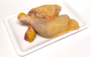 Muslos de pollo de corral