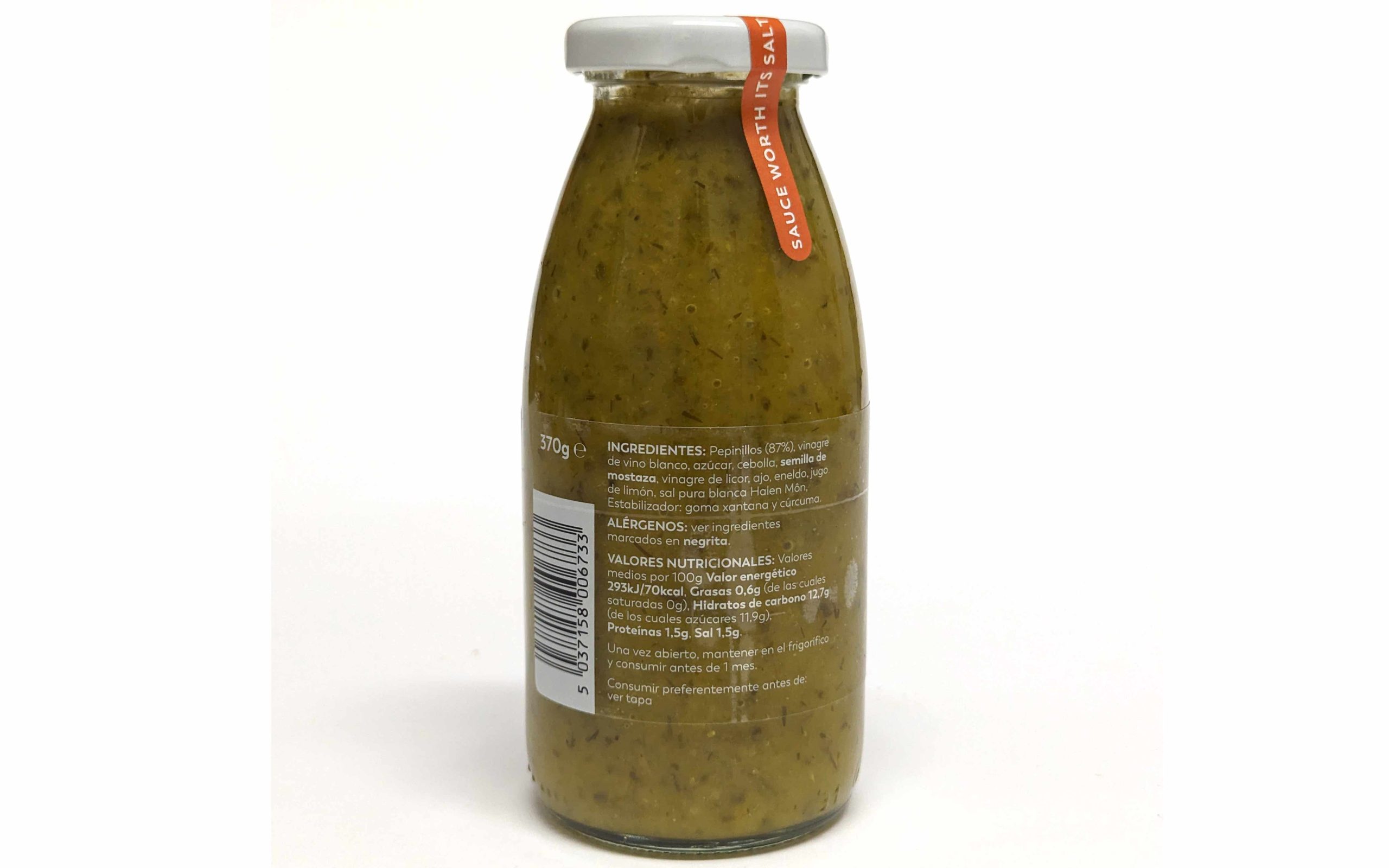 Salsa relish de pepinillos